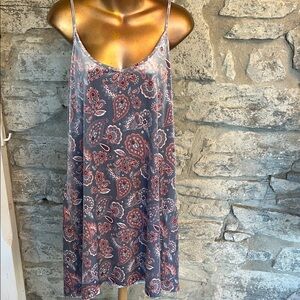 Paisley Velour Sleep Chemise